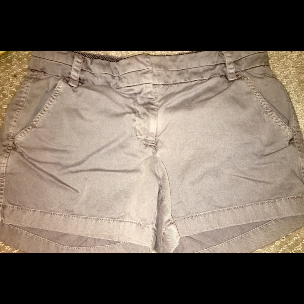 J crew gray chino shorts